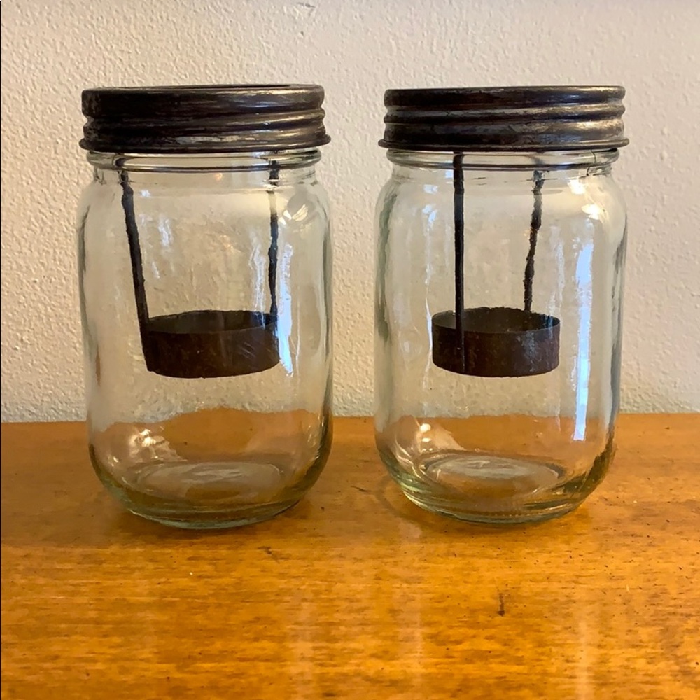Mason Jar Votive Holders